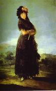 Francisco Jose de Goya Portrait of Mariana Waldstein. Spain oil painting artist